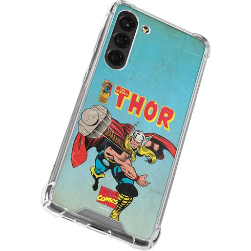 Marvel Classic Comics The Mighty Thor Galaxy S24 FE Clear Case